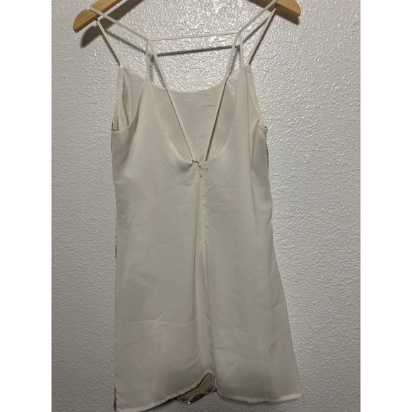 Forever 21 Chevron Sequin Cami Dress Mini Strappy Back - Picture 3 of 9